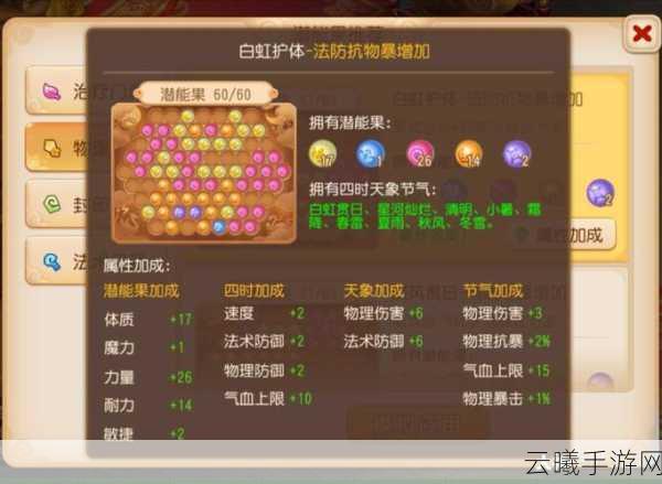 梦幻西游手游潜能果获取攻略,详解潜能果获得途径与最大获得个数