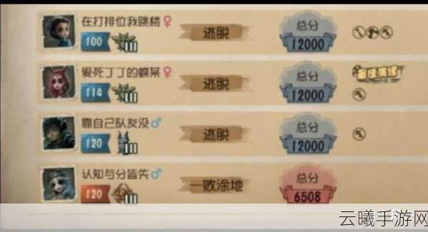 第五人格骰子队全攻略,揭秘快速赚取推理点数的秘密