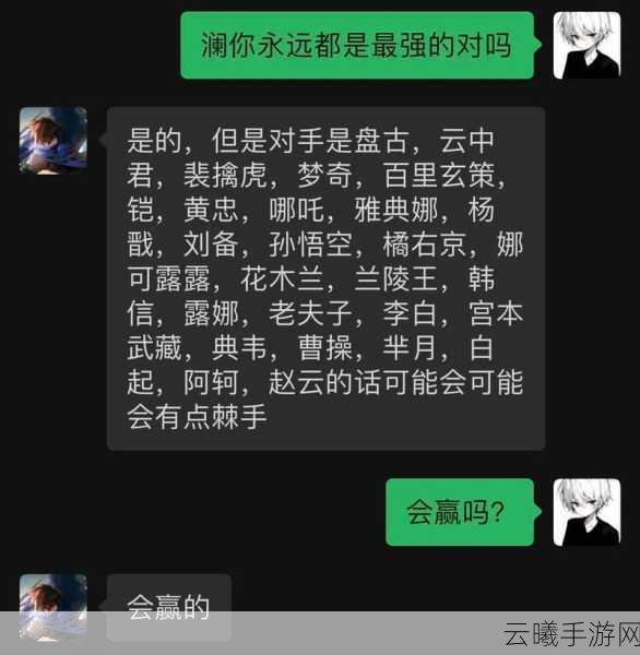 王者荣耀澜的台词全揭秘及趣味玩法探索