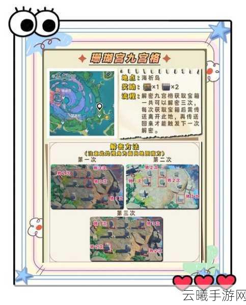 原神心形岛宝箱开启全攻略,探索浪漫与冒险的奇妙之旅