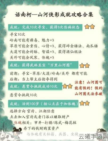 大侠立志传攻略秘籍，全面隐藏解密与通关技巧大揭秘