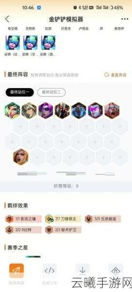 金铲铲之战金鳞护卫射玩法深度剖析,出装秘籍、阵容搭配与运营艺术
