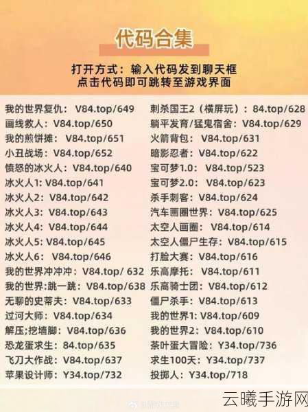 宝藏世界隐藏代码指令大全揭秘,探索无限乐趣与惊喜!