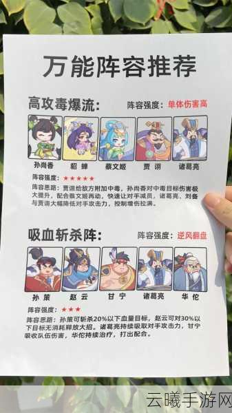 少年三国志手游资讯，揭秘魏国武将之最强阵容与趣味玩法