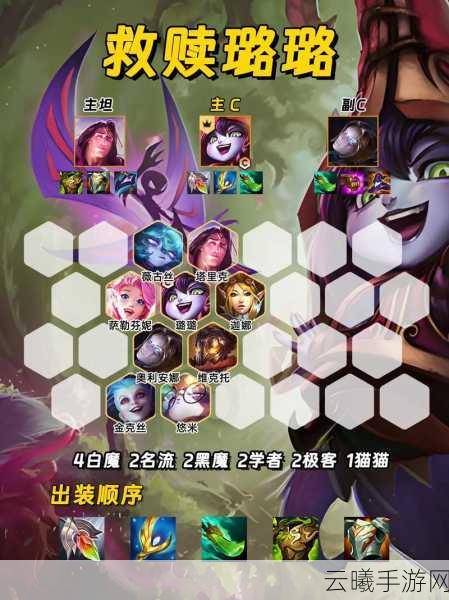 金铲铲之战救赎璐璐阵容深度解析，打造极致续航的不败神话