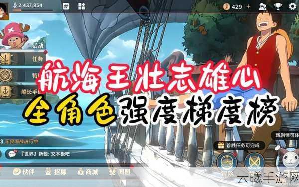 航海王壮志雄心巴利角色深度解析与实战强度评估,探索海域的热血之旅