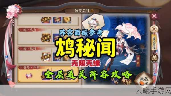 阴阳师小袖秘闻10层深度攻略,解锁高效阵容,揭秘通关秘籍与趣味玩法