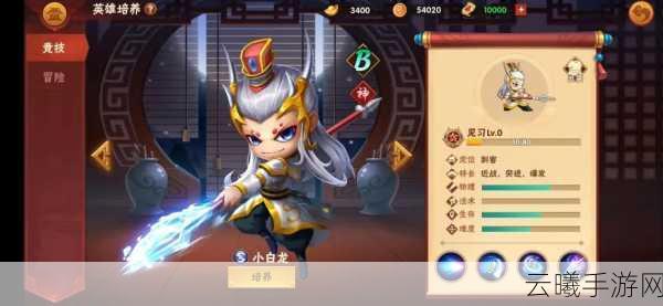 造梦西游4小白龙技能攻略，解锁你的最强战斗姿态，畅享西游冒险之旅