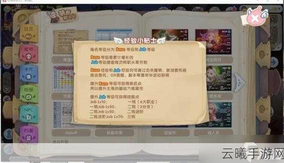 仙境传说新启航,职业强度深度解析与趣味玩法揭秘