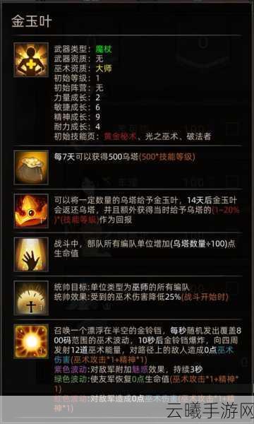 部落与弯刀巫术解锁条件及位置全揭秘,探索神秘法术,征服异界大陆!