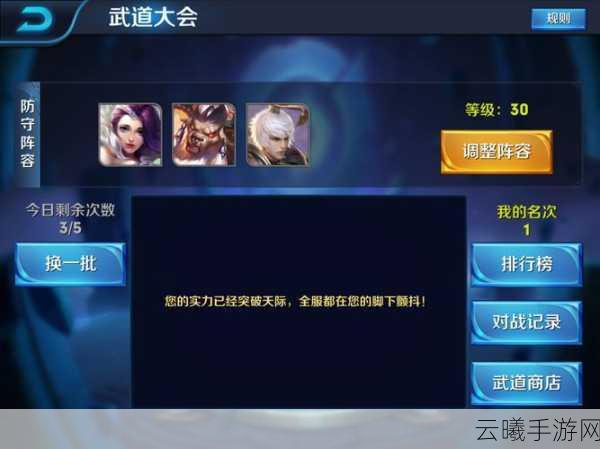 王者荣耀深度攻略，如何高效赚取武道大会币，解锁趣味新玩法