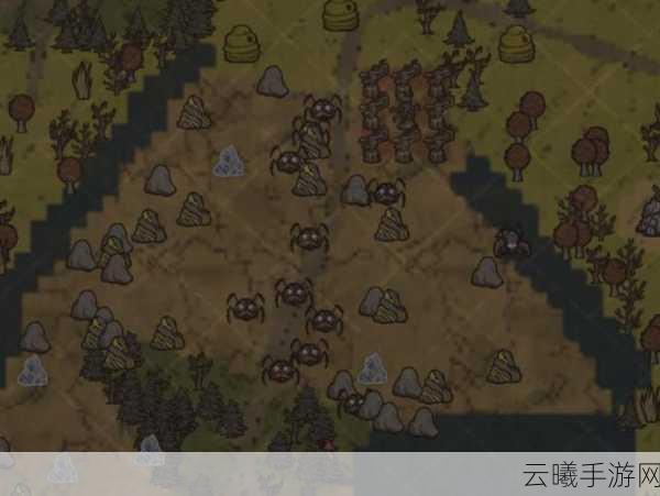 饥荒手游深度攻略，白蜘蛛巢的焚烧技巧与趣味玩法揭秘