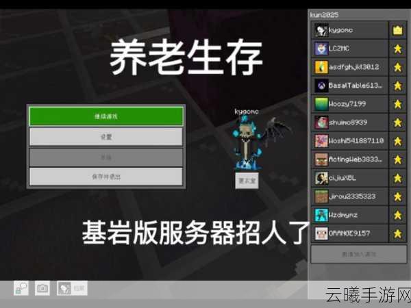 我的世界服务器注册与登录全攻略，探索无限创意的奇妙之旅