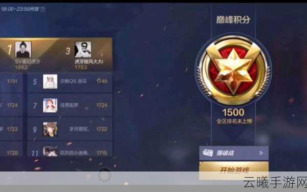 CF手游枪神之巅与职业赛,巅峰对决,谁与争锋?
