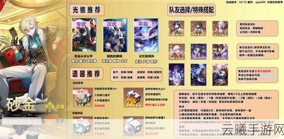 崩坏，星穹铁道砂金遗器搭配攻略与趣味玩法揭秘