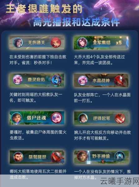 王者荣耀关键高光机制全解析，如何触发与趣味玩法探索