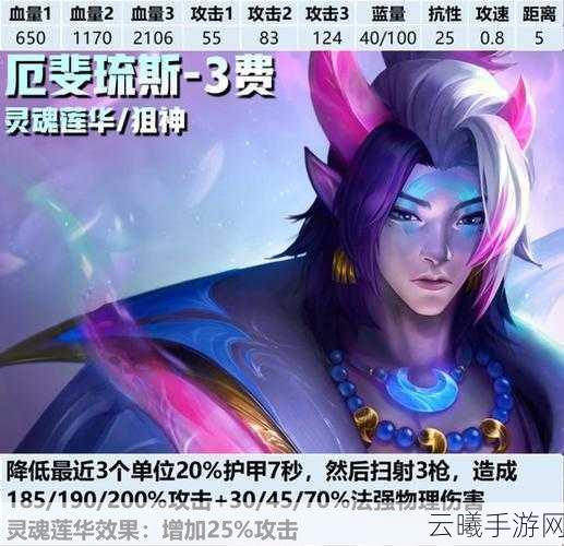 云顶之弈厄斐琉斯技能全解析及趣味玩法探索