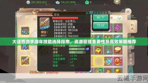 大话西游手游年度技能选择攻略，解锁全新战斗乐趣与策略深度
