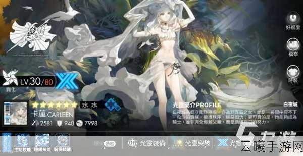 白夜极光戒卫座技能与突破材料全解析，打造极致水队主C攻略