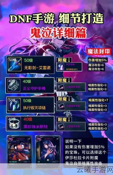 DNF手游鬼泣装备精选指南，打造无敌鬼泣的秘诀