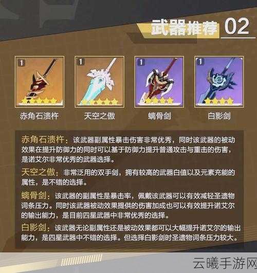 诺亚之心强力武器装备详解，全面探索装备魅力与无尽力量