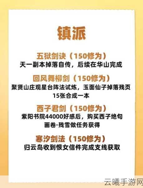 烟雨江湖深度揭秘,五狱剑法获取攻略及趣味玩法探索