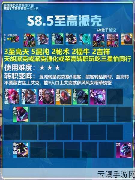 云顶之弈派克羁绊全解析及趣味玩法探索