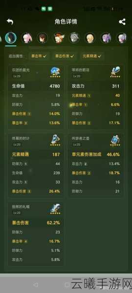 原神乐团晨光,属性选择与趣味玩法深度解析