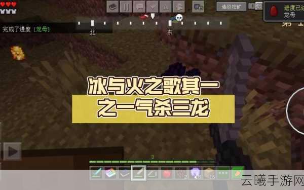 我的世界冰与火之歌，揭秘火龙的惊人血量与趣味玩法
