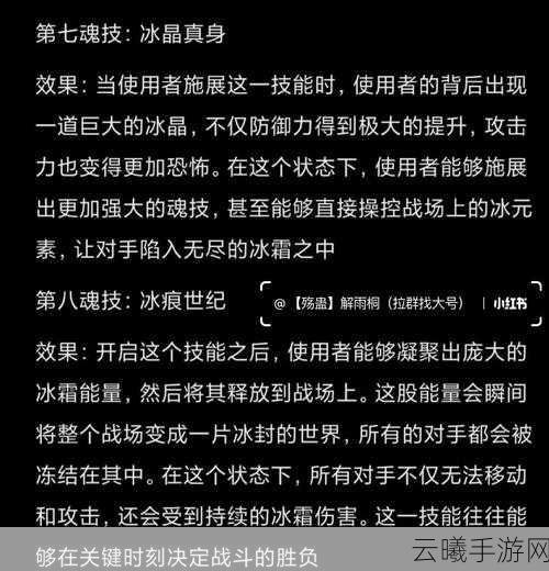 冰魂凌厉,刀塔传奇深度实战攻略——探索冰魂的极致战斗艺术