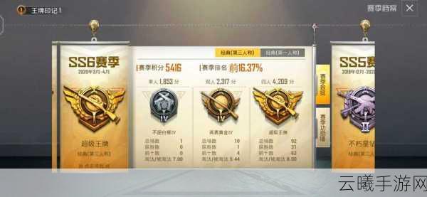 和平精英排行榜揭秘,探索段位排行与趣味玩法