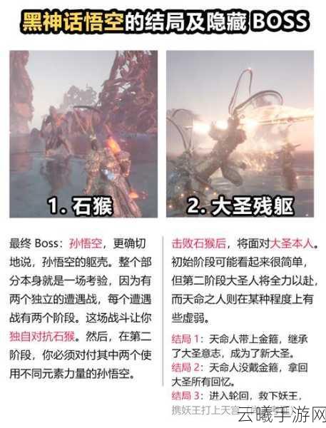 黑神话悟空第三结局揭秘,哪些BOSS不能杀?玩法大揭秘!