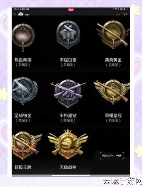 和平精英星钻段位分数揭秘及趣味玩法大赏