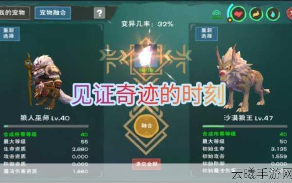 创造与魔法狼人合成攻略及趣味玩法揭秘