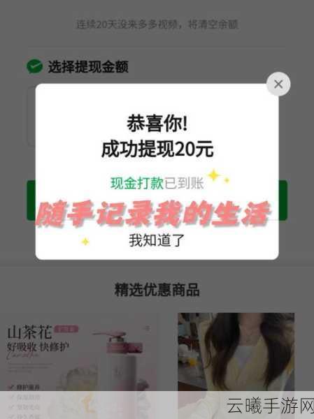 揭秘多多视频20元提现真相，探索趣味手游新世界