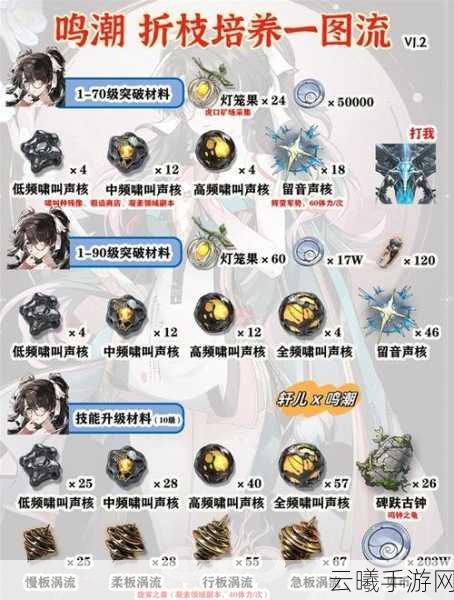 鸣潮手游折枝材料汇总及趣味玩法深度揭秘