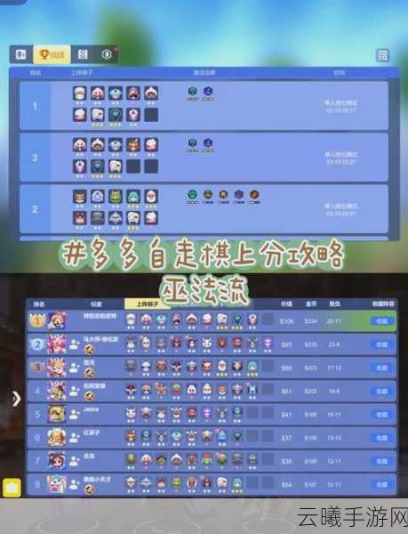 多多自走棋吃鸡强势阵容推荐攻略，解锁你的王者之路
