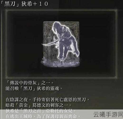 艾尔登法环骨灰使用攻略及趣味玩法揭秘