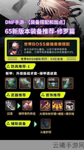 DNF手游阿修罗装备选择指南,板甲与皮甲之争,解锁全新战斗乐趣!