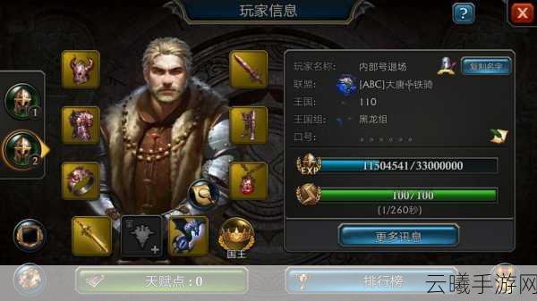 阿瓦隆之王新手攻略,初入王国,解锁你的霸业发育之路
