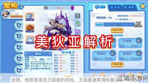 洛克王国泽米娅实力解析，新晋萌宠是否值得培养？全面玩法揭秘！