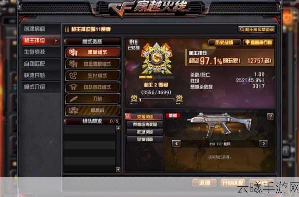穿越火线枪战王者段位等级全解析，最高段位揭秘及趣味玩法探索