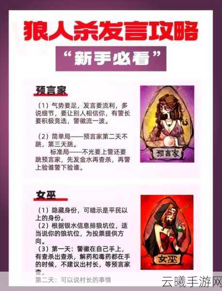 狼人杀手游全面攻略，解锁烧脑社交新姿势，成为派对之王！