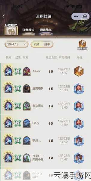 炉石传说奇迹法卡组深度攻略及编码分享,解锁无限可能!
