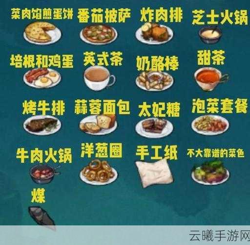 天涯明月刀手游厨师菜谱大揭秘,15级以上美味佳肴汇总及趣味玩法探索