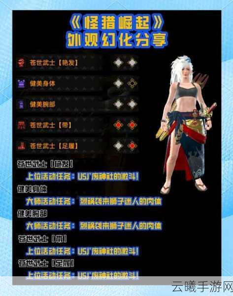 怪物猎人GU幻化造型大盘点，炫酷外观升级，打造你的颜值巅峰！