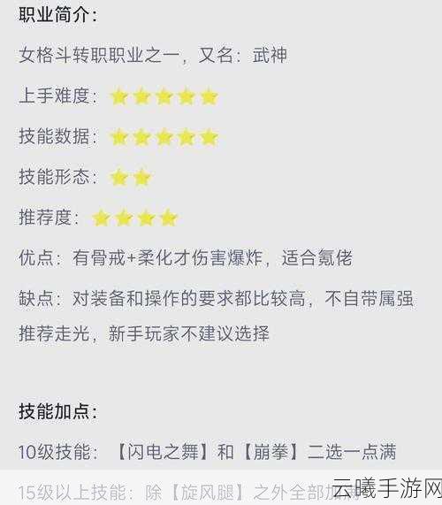 DNF手游武神职业武器选择指南及趣味玩法揭秘