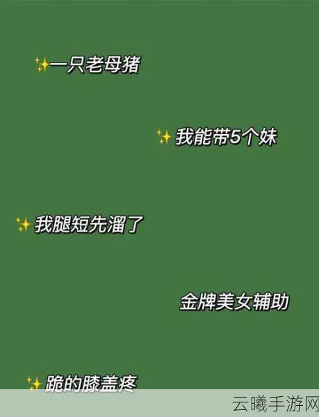 王者荣耀姐妹沙雕昵称闺蜜团，搞笑开黑新玩法大揭秘！